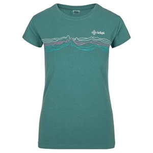 Women's cotton T-shirt KILPI TOFFEES-W DARK GREEN