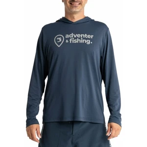 Adventer & fishing Horgászpulóver Functional Hooded UV T-shirt Original Adventer L