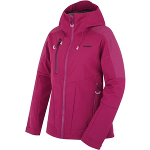 Husky Sevan L L, dk. magenta Dámská softshell bunda