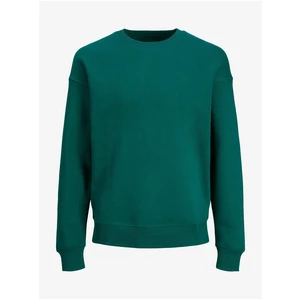 Green Mens Basic Sweatshirt Jack & Jones Star - Men