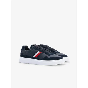 Tommy Hilfiger Lightweight Leather Tenisky Modrá