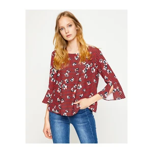 Koton Blouse - Rot - Regular fit