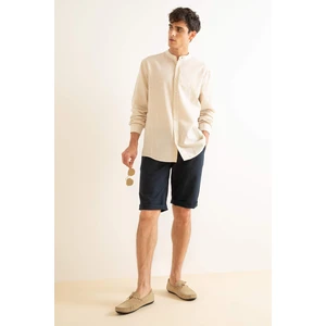 DEFACTO Regular Fit Linen-Shorts