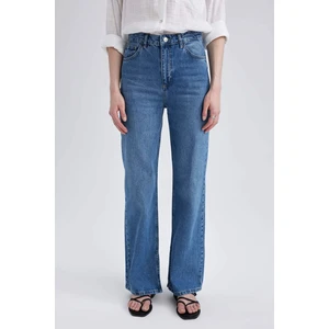 DEFACTO 90's Wide Leg Slit Jeans