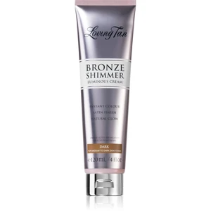 Loving Tan Bronze Shimmer samoopalovací krém odstín Dark 120 ml