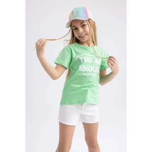 DEFACTO Girl Regular Fit Short Sleeve T-Shirt