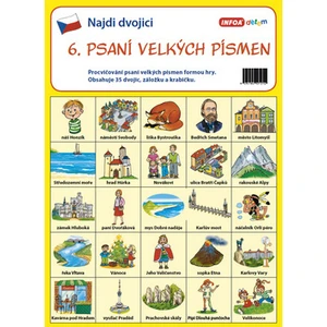 Najdi dvojici - ČJ-6. Psaní velkých písmen