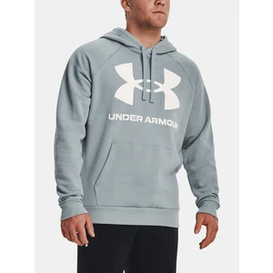 Under Armour UA Rival Fleece Big Logo HD Mikina Modrá