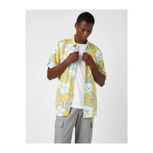 Koton Patterned Short Sleeve Men's Shirt