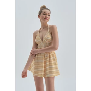 Dagi Yellow Tankini Top