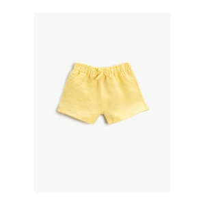 Koton The shorts have an elasticated waist and pockets above the knee.