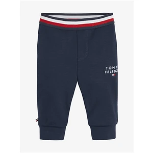 Tmavě modré dětské tepláky Tommy Hilfiger - Holky