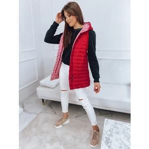 Women's vest CRISTINA red Dstreet TY2667