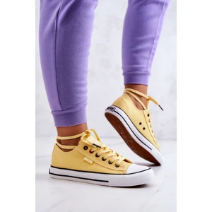 Women's Classic Sneakers Big Star - yellow