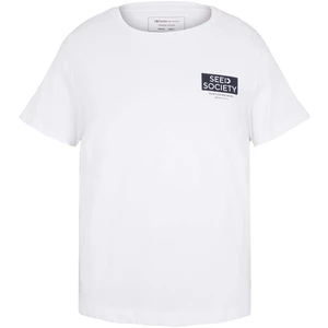 White Men's T-Shirt Tom Tailor Denim - Men's