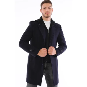 PLT8401 DEWBERRY MEN'S COAT-LACİVERT