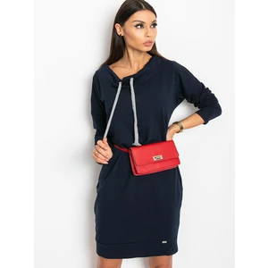 Navy blue sweatshirt dress