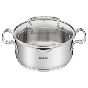 Kastról s pokrievkou Tefal Duetto+ G7194355 nerez... Průměr 18 cm, skleněná poklice, záruka 10 let, prvotřídní nerezová ocel, kompatibilní se všemi ty