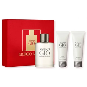 Giorgio Armani Acqua Di Gio Pour Homme - EDT 100 ml + sprchový gel 75 ml + balzám po holení 75 ml