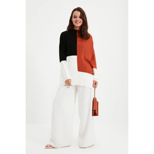 Sweter damski Trendyol Color Block