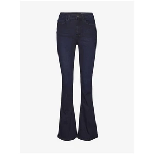 Dark Blue Flared Fit Jeans Noisy May Sallie - Women