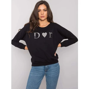 Black women's hooded sweatshirt