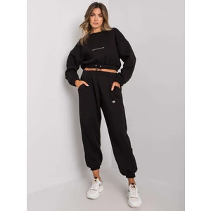 Black women's tracksuit set