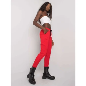 Women's red sweatpants