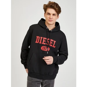 Mikina Diesel S-Ginn-Hood-K25 Sweat-Shirt - Černá - Xl