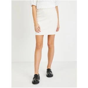 Cream pencil skirt VERO MODA Nancy - Ladies