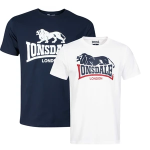 Pánské tričko Lonsdale 113975-White/Navy