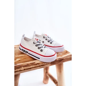 Kids fabric sneakers BIG STAR KK374068 White