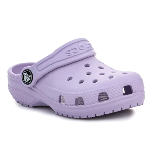 Detské šľapky Crocs fialová farba