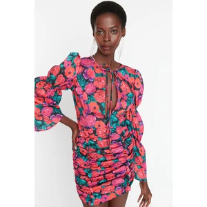 Trendyol Multi Colored Poplin Dress