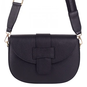 SEGALI Dámská kožená crossbody kabelka Vanesa Black