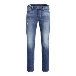 Jack&Jones Pánske džínsy JJITIM Straight Fit 12213158 Blue Denim 30/34