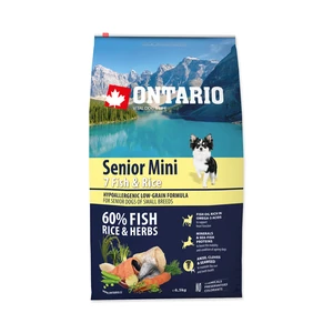 ONTARIO dog SENIOR MINI fish - 6,5kg