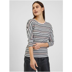 Orsay Light Blue Women's Striped T-Shirt - Women