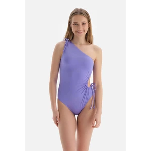 Dagi Lilac One-Shoulder Swimsuit