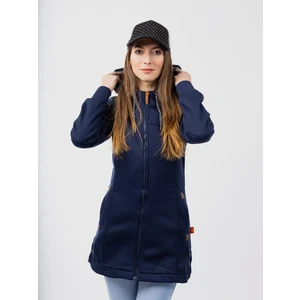 Women's Extended Sweatshirt GLANO - blue