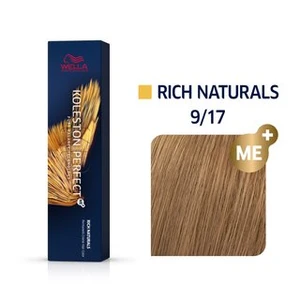 Wella Professionals Koleston Perfect Me+ Rich Naturals profesionální permanentní barva na vlasy 9/17 60 ml