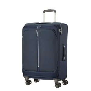 Samsonite Látkový cestovní kufr Popsoda Spinner 66 cm 68/73,5 l - tmavě modrá