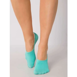 Turquoise women's ankle socks