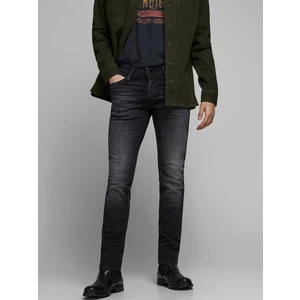 Black slim fit jeans Jack & Jones Glenn - Men