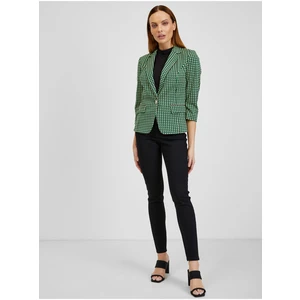 Orsay White-green ladies plaid jacket - Ladies