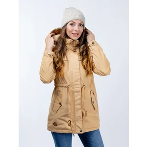 Women's parka GLANO - beige