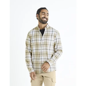 Celio Plaid Shirt 100% Cotton - Men