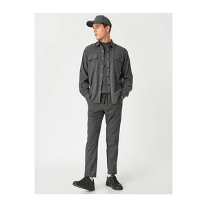 Koton Tapered Fit Poplin Trousers