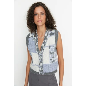 Trendyol Sweater Vest - Gray - Regular fit