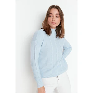 Trendyol Sweater - Blue - Regular fit